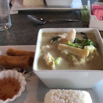 Thai Spice - Chicken green curry lunch special - Thai Near Me - Albuquerque, New Mexico Thai Spice - Chicken green curry lunch special - Thai Near Me - Albuquerque, New Mexico
