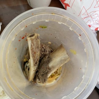 Eat More Korean - Short rib soup, didn't want to wait to take a before picture - Korean Near Me - Morrow, Georgia Eat More Korean - Short rib soup, didn't want to wait to take a before picture - Korean Near Me - Morrow, Georgia