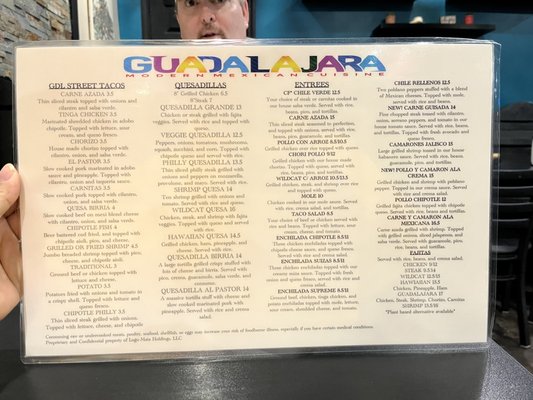 Menu photo 4 Guadalajara Modern Mexican Nitro, WV Menu photo 4 Guadalajara Modern Mexican Nitro, WV