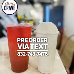 The Healthy Crave - Pre order via text at 832-743-7476