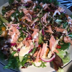 Pizza Express - Superfood salad with salmon