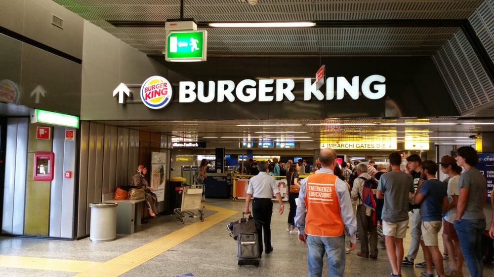 BURGER KING Terminal 2, Somma Lombardo, Varese, Italy Yelp
