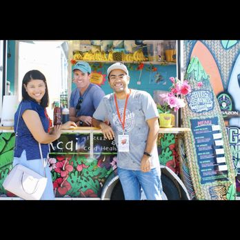 The Village Garden Food Truck Park - a man and woman standing in front of a food truck - Food Trucks Near Me - St. Augustine, Florida The Village Garden Food Truck Park - a man and woman standing in front of a food truck - Food Trucks Near Me - St. Augustine, Florida