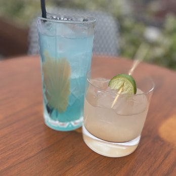 Peregrin - Mezcal beverage (blue) and tequila + a splash of grapefruit - Bars Near Me - Savannah, Georgia Peregrin - Mezcal beverage (blue) and tequila + a splash of grapefruit - Bars Near Me - Savannah, Georgia