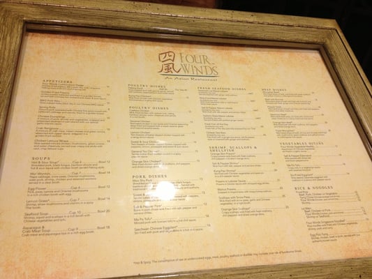 Menu photo 3 Four Winds Bossier City, LA