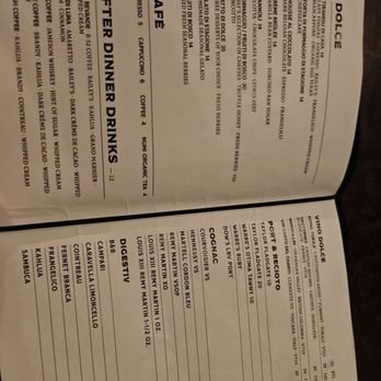 Casa La Luna - Dessert menu - Italian Near Me - Cleveland, Ohio