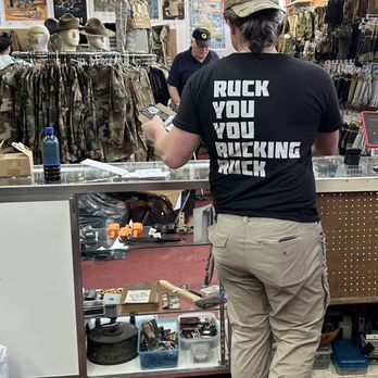Gibson's Tactical Tavern - Gibson in the store taking care of business. - Military Surplus Near Me - Columbus, Georgia Gibson's Tactical Tavern - Gibson in the store taking care of business. - Military Surplus Near Me - Columbus, Georgia
