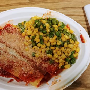 Wildflower Cafe - Stuffed manicotti with vegetables. - Cafeteria Near Me - Springfield, Oregon Wildflower Cafe - Stuffed manicotti with vegetables. - Cafeteria Near Me - Springfield, Oregon