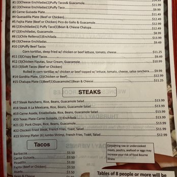 Rosie's Mexican Restaurant - The Tex Mex side of the menu. - Mexican Near Me - Cuero, Texas Rosie's Mexican Restaurant - The Tex Mex side of the menu. - Mexican Near Me - Cuero, Texas
