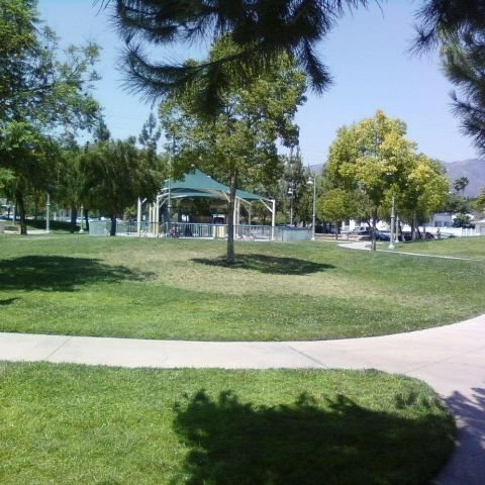 Covered playground area