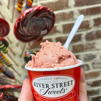 River Street Sweets - a person holding a cup of ice cream - Candy Stores Near Me - Charleston, South Carolina River Street Sweets - a person holding a cup of ice cream - Candy Stores Near Me - Charleston, South Carolina
