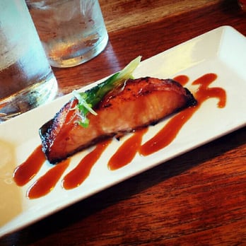 Star Noodle - Miso salmon. One piece but very tasty. - Asian Fusion Near Me - Lahaina, Hawaii Star Noodle - Miso salmon. One piece but very tasty. - Asian Fusion Near Me - Lahaina, Hawaii
