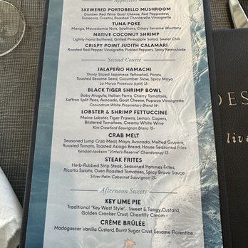 Latitudes - Jupiter Beach Resort - Flavor South FL menu Sept 2024 - Seafood Near Me - Jupiter, Florida