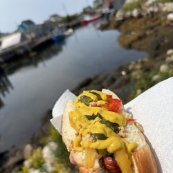 Peggys Dogs - All the toppings