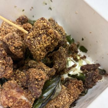 Green Shaker - Overcooked Popcorn chicken - Bubble Tea Near Me - Walnut, California