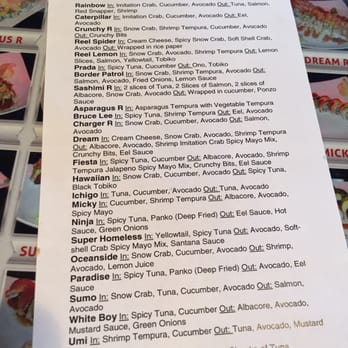 Sushi 4 Reel - Menu description - Sushi Bars Near Me - Oceanside, California Sushi 4 Reel - Menu description - Sushi Bars Near Me - Oceanside, California