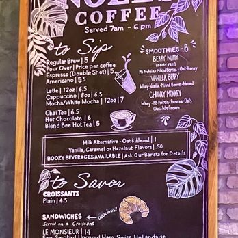Noel's Coffee & Apothecary - Menu - Cocktail Bars Near Me - Stateline, Nevada Noel's Coffee & Apothecary - Menu - Cocktail Bars Near Me - Stateline, Nevada