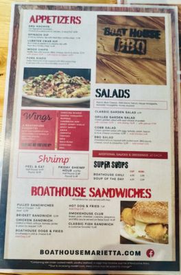 Menu photo 1 Boathouse BBQ Marietta, OH