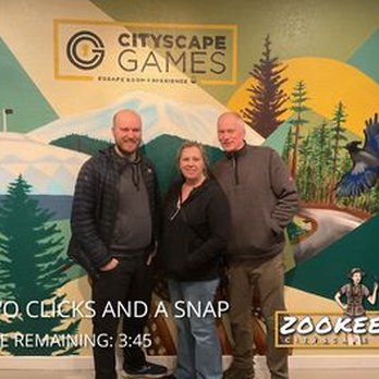 Cityscape Games - Zookeeper! - Escape Games Near Me - Tacoma, Washington