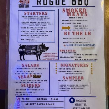 Rogue BBQ PGH - Menu - Caterers Near Me - Homestead, Pennsylvania Rogue BBQ PGH - Menu - Caterers Near Me - Homestead, Pennsylvania
