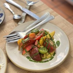 Forsythia - Tomato salad