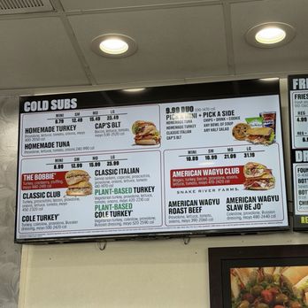 Capriotti's Sandwich Shop - Menu - Sandwiches Near Me - Culver City, California Capriotti's Sandwich Shop - Menu - Sandwiches Near Me - Culver City, California