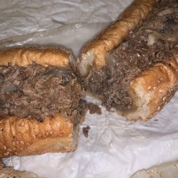 Cheesesteak & Co - Showing the tender gooeyness with Cooper Sharp - Fast Food Near Me - Elkridge, Maryland