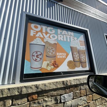 On The Grind - a sign for a fast food restaurant - Coffee & Tea Near Me - Bulverde, Texas