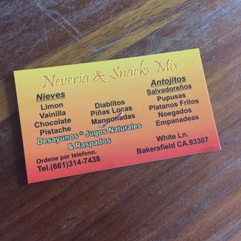 Neveria & Snacks Mix - Call ahead - Juice Bars & Smoothies Near Me - Kernell, California