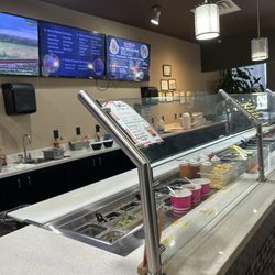 Koko Ramen Poke Bowl - Menu boards and boba tea
