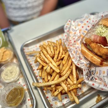 Katsu Burger - 12 Spices Fries ($4.95) - Burgers Near Me - Santa Clara, California Katsu Burger - 12 Spices Fries ($4.95) - Burgers Near Me - Santa Clara, California