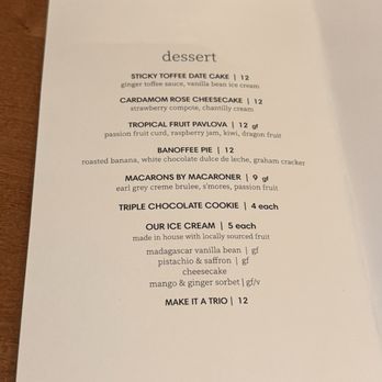 Stage Kitchen & Bar - Dessert menu - Breakfast & Brunch Near Me - Boca Raton, Florida