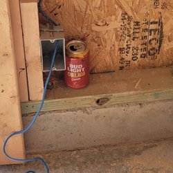 Joyner Homes - Beer can left on job site