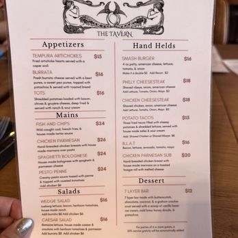 The Tavern - Menu - American Near Me - Ouray, Colorado