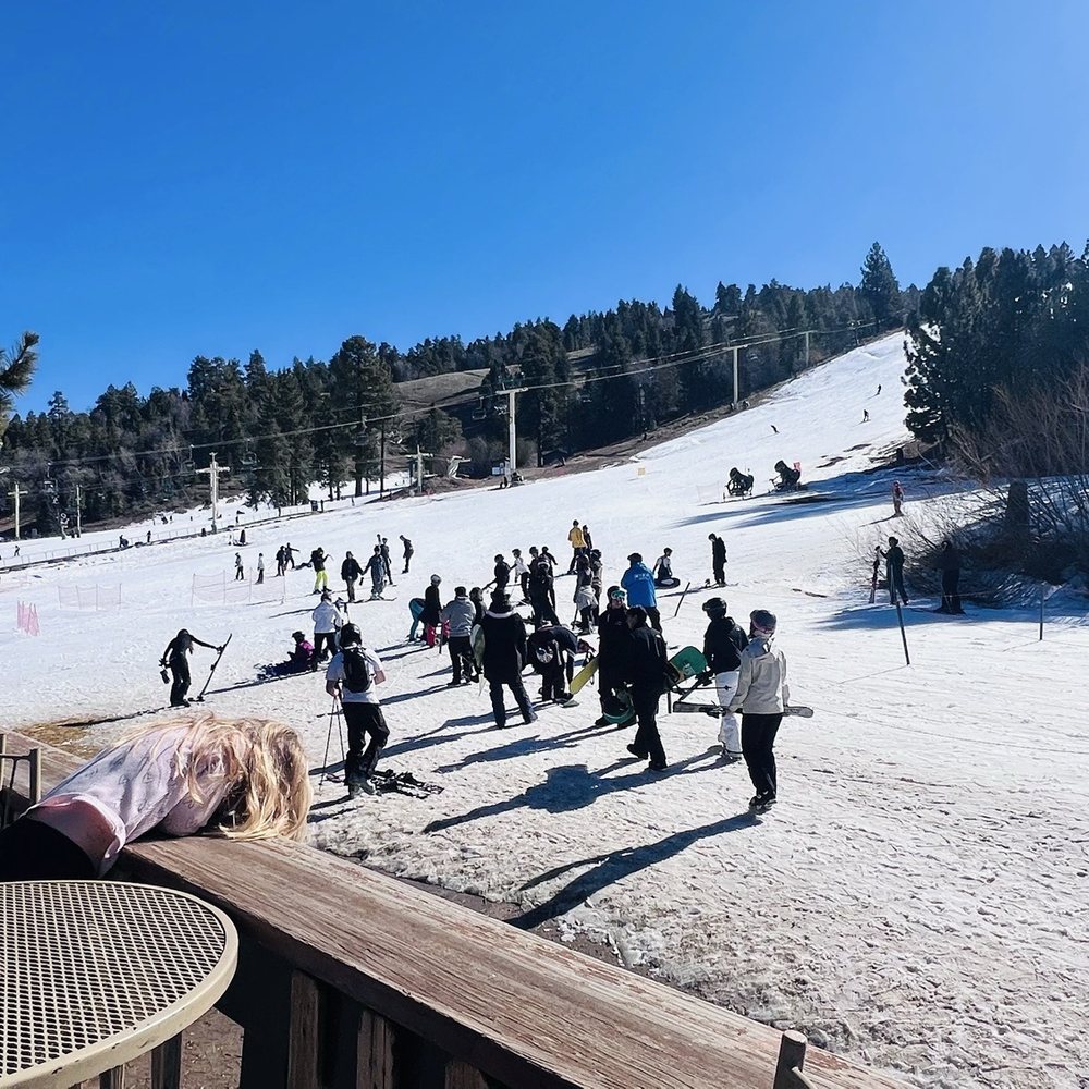 Slopeside Speakeasy - View to the left - bottom of the main run - Speakeasies Near Me - Big Bear Lake, California Slopeside Speakeasy - View to the left - bottom of the main run - Speakeasies Near Me - Big Bear Lake, California