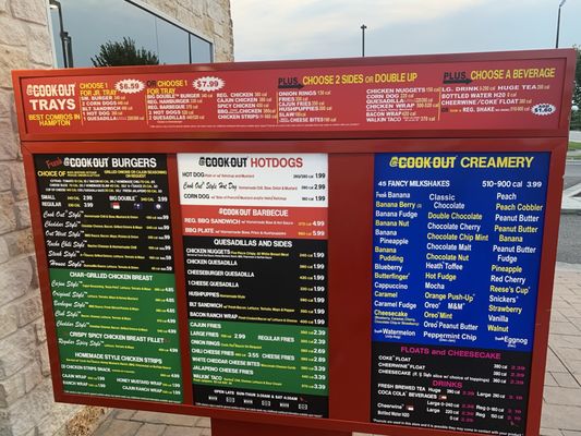 Menu photo 1 Cook Out Hampton, VA Menu photo 1 Cook Out Hampton, VA