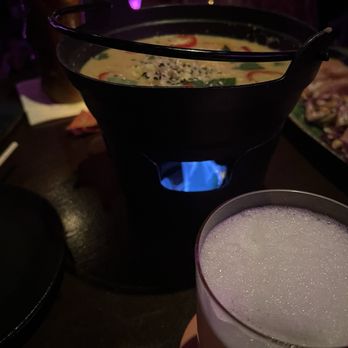 Three Dots and A Dash - Vegetarian Pineapple and Sweet Potato Curry - Asian Fusion Near Me - Chicago, Illinois Three Dots and A Dash - Vegetarian Pineapple and Sweet Potato Curry - Asian Fusion Near Me - Chicago, Illinois