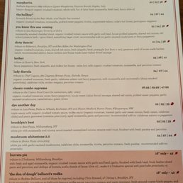 Tribute Pizza - Main Menu (pizzas - December 2025) - menu, is duplicate - Pizza Near Me - San Diego, California