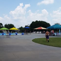 Sun Valley Aquatic Center - Main view 2, including diving board and a play area