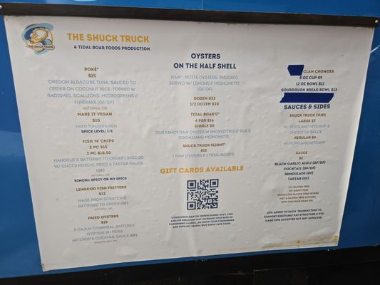 Tidal Boar Foods: The Shuck Truck by null