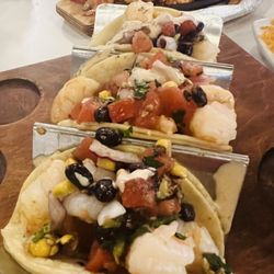 Blue Agave - Shrimp tacos