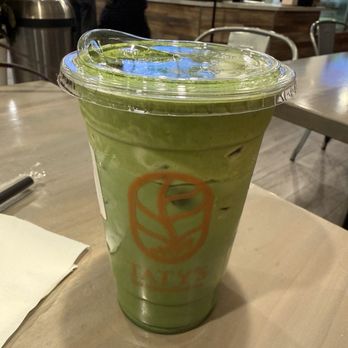 Taty's Specialty Coffee & Tea - DOUBLE MATCHA LATTE - Coffee & Tea Near Me - Westminster, California