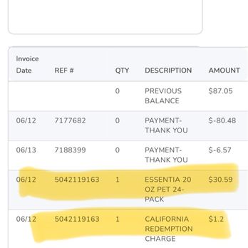 ReadyRefresh - Items not received highlighted - Water Delivery Near Me - Vallejo, California ReadyRefresh - Items not received highlighted - Water Delivery Near Me - Vallejo, California