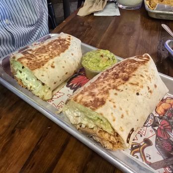 El Taco H - Burrito Grande with chicken - Tacos Near Me - Denton, Texas