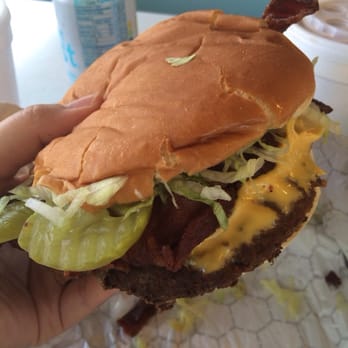 Dairy Cheer - I guess this is the "original" Smashburger? (I added bacon and cheese, of course). - Fast Food Near Me - Pikeville, Kentucky Dairy Cheer - I guess this is the "original" Smashburger? (I added bacon and cheese, of course). - Fast Food Near Me - Pikeville, Kentucky