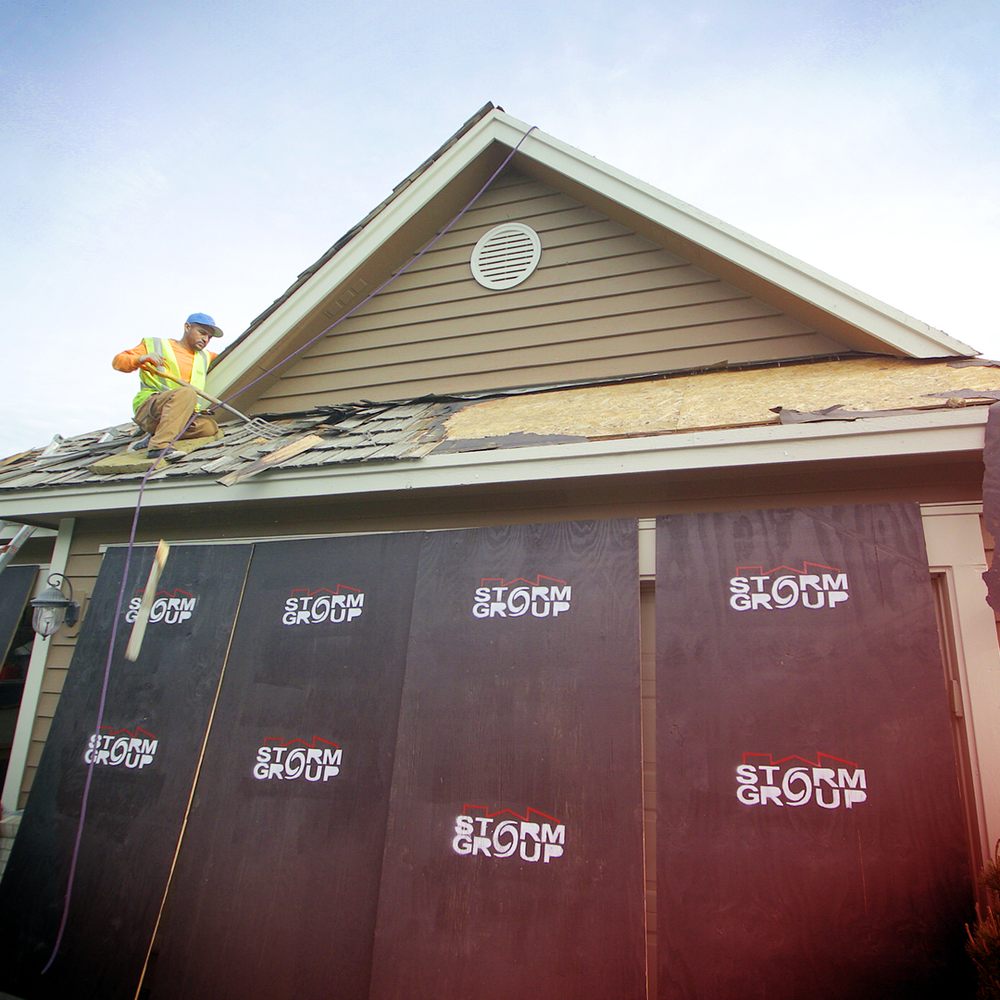Slide of Storm Group Roofing