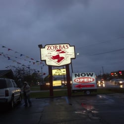 Zorbas Family Dining - A stunning view of their welcome sign.