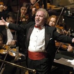Flint Symphony Orchestra - FSO conductor Enrique Diemecke leading the orchestra.