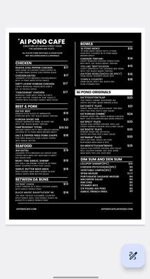 Menu photo 5 Ai Pono Café Las Vegas, NV