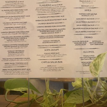 Mazunte Centro - Menu - Mexican Near Me - Cincinnati, Ohio